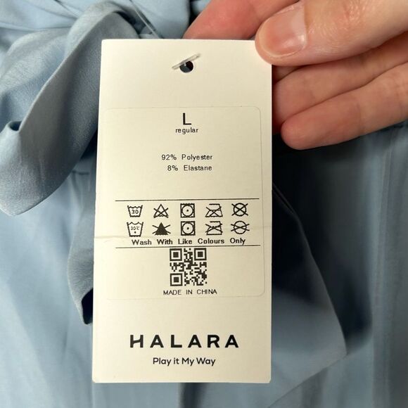 Halara Breezeful High Waisted Shirred Tie Front & Back Casual Pants Large NWT - Picture 16 of 16